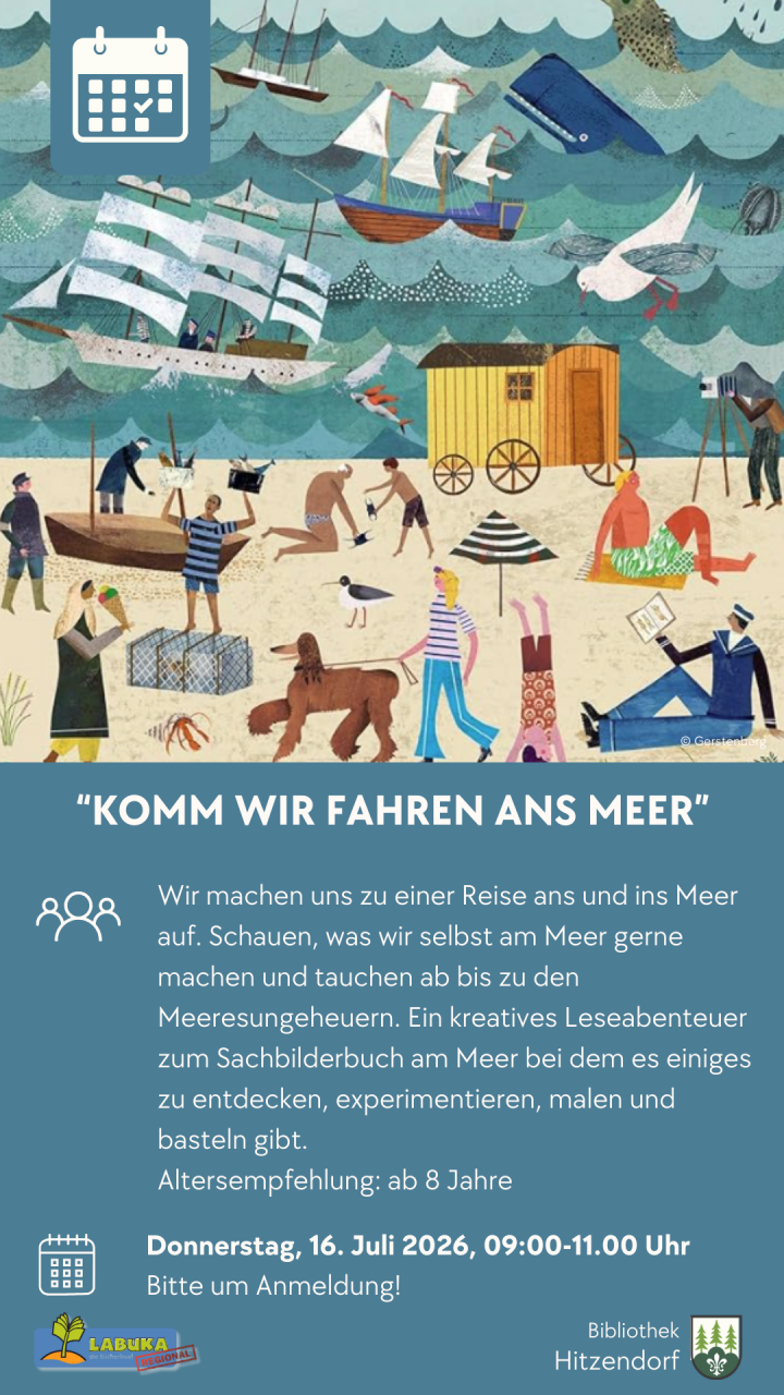 Komm wir fahren ans Meer